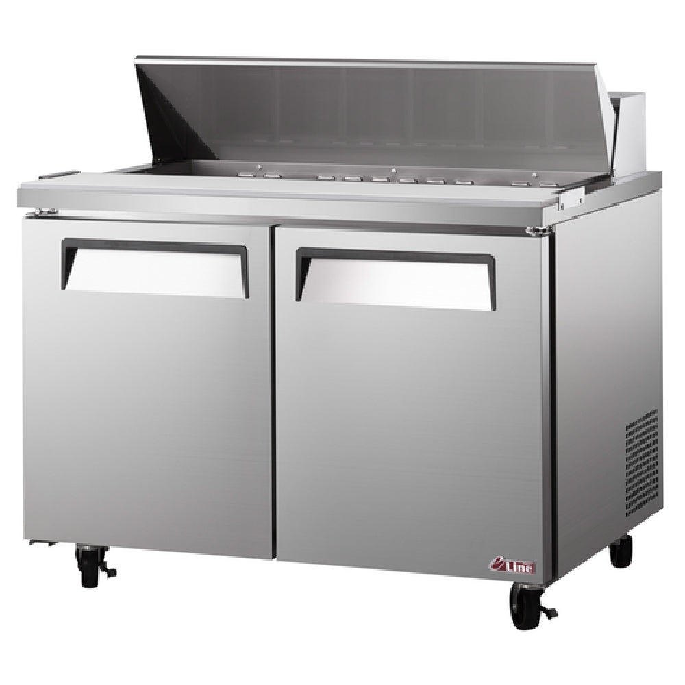 Turbo Air EST-60-N-V E-line Sandwich/Salad Unit Two Section 60-1/4"W X 30"D X 37"H
