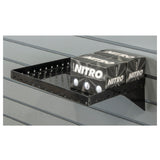 Hubert 54729 - Slatwall Shelf, 12", Perforated