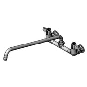 T&S Brass 5F-8WLX18 Equip Faucet 8" Centers Wall Mount