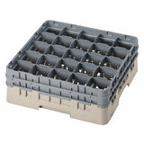 Cambro 25S534184 Camrack® Glass Rack With (2) Soft Gray Extenders Full Size