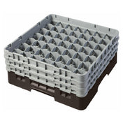 Cambro 49S638167 Camrack® Glass Rack With (3) Soft Gray Extenders Full Size