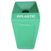 Hubert 66073 - Recycle Bin, "Plastic", 39 Gallon