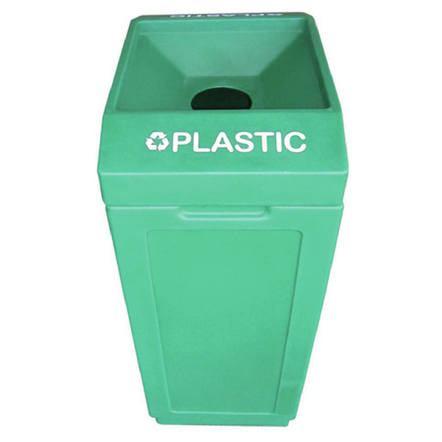 Hubert 66073 - Recycle Bin, "Plastic", 39 Gallon