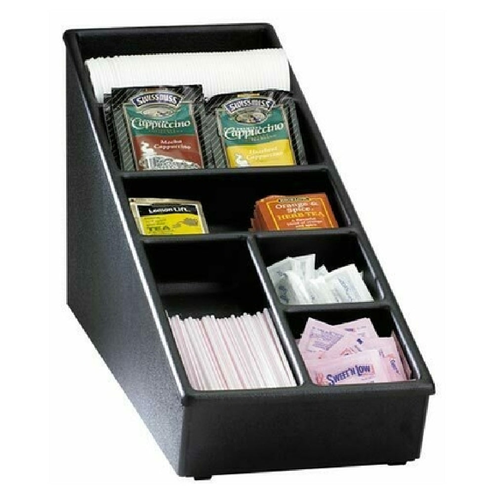 Dispense-Rite NLS-1BT - Lid, Straw & Condiment Organizer, Wide