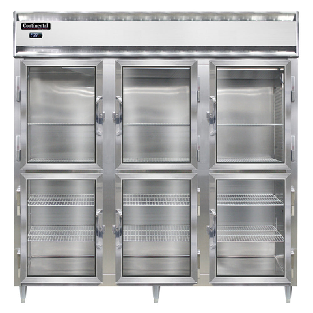Continental Refrigerator D3RNSAGDHD Designer Line Refrigerator Reach-in Three-section