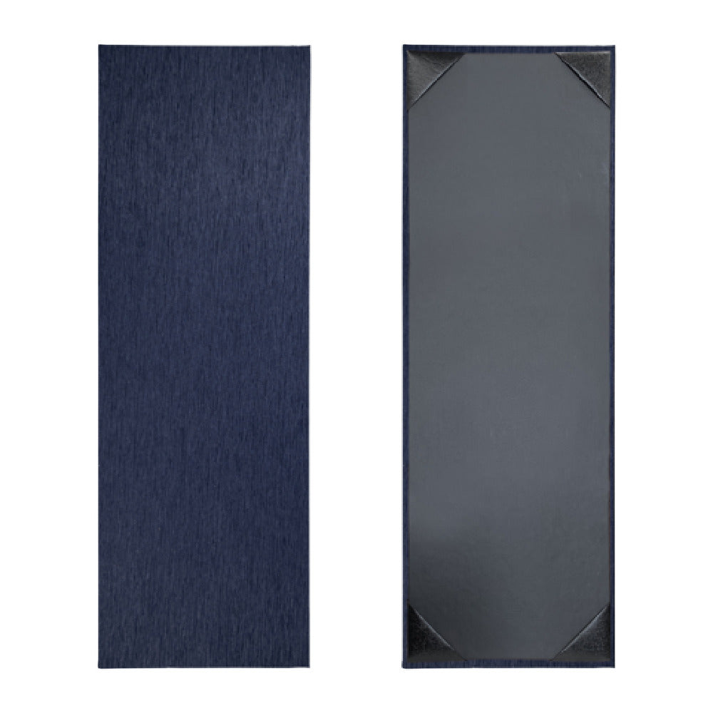 Risch STERLING-1V 4.25X14 Sterling Hardback Shimmer Metallic Menu Cover (specify Color)