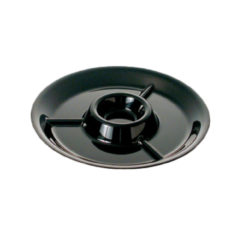 Thunder Group RF6016BW Appetizer Platter 14-1/2" Dia. Round