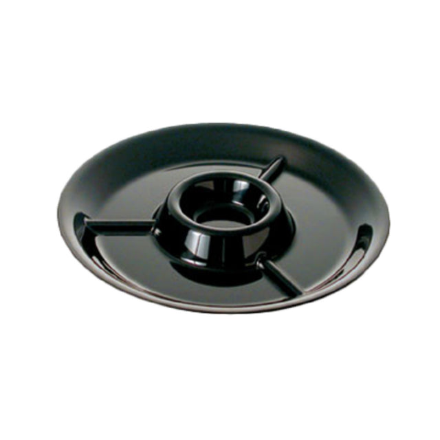 Thunder Group RF6016BW Appetizer Platter 14-1/2" Dia. Round