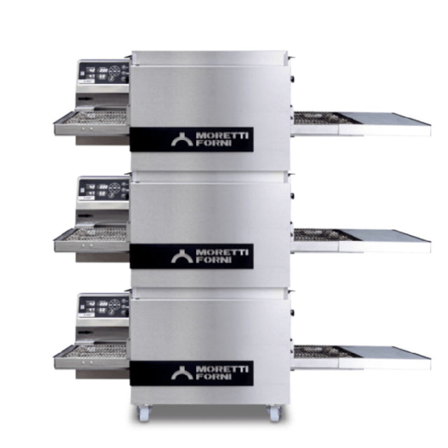 AMPTO T64EV3 Moretti Forni Electric Conveyor Pizza Oven Ventless 24" X 16" X 3" Chamber