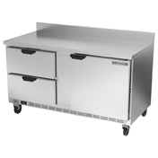 Beverage Air WTRD60AHC-2-FIP Worktop Refrigerator Two-section 35-1/2" Working Height