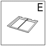 BauscherHepp VE-20007 Venta® 1 X Table Frame STAGE 80 ELEMENTS Stainless Steel