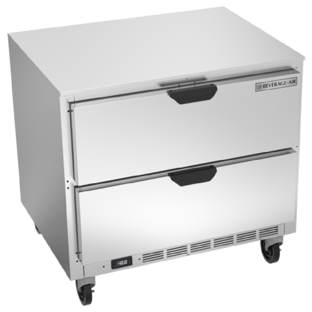 Beverage Air UCFD36AHC-2 Undercounter Freezer Two-section 36"W