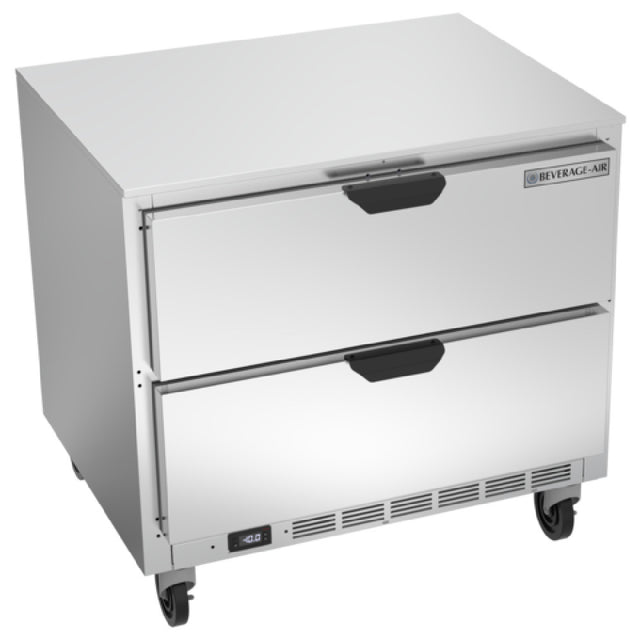 Beverage Air UCFD36AHC-2 Undercounter Freezer Two-section 36"W