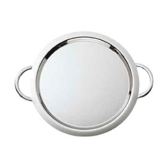 BauscherHepp 15.4860.5000 Banquet Tray 19-11/16" Dia. (500mm) With Handles