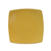 CAC China R-FS21-Y Clinton Plate 11-7/8"L X 11-7/8"W X 1-1/4"H Square