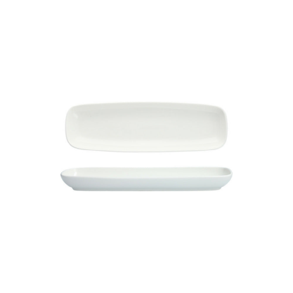 Fortessa DV.70457 Med. Single Compartments Canoe Tray 11.5" X 3.5" X 1" (29.4x9 (0.38 Each Weight) (Per Case= 12 Each)