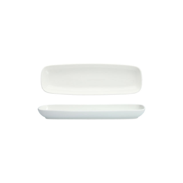 Fortessa DV.70457 Med. Single Compartments Canoe Tray 11.5" X 3.5" X 1" (29.4x9 (0.38 Each Weight) (Per Case= 12 Each)