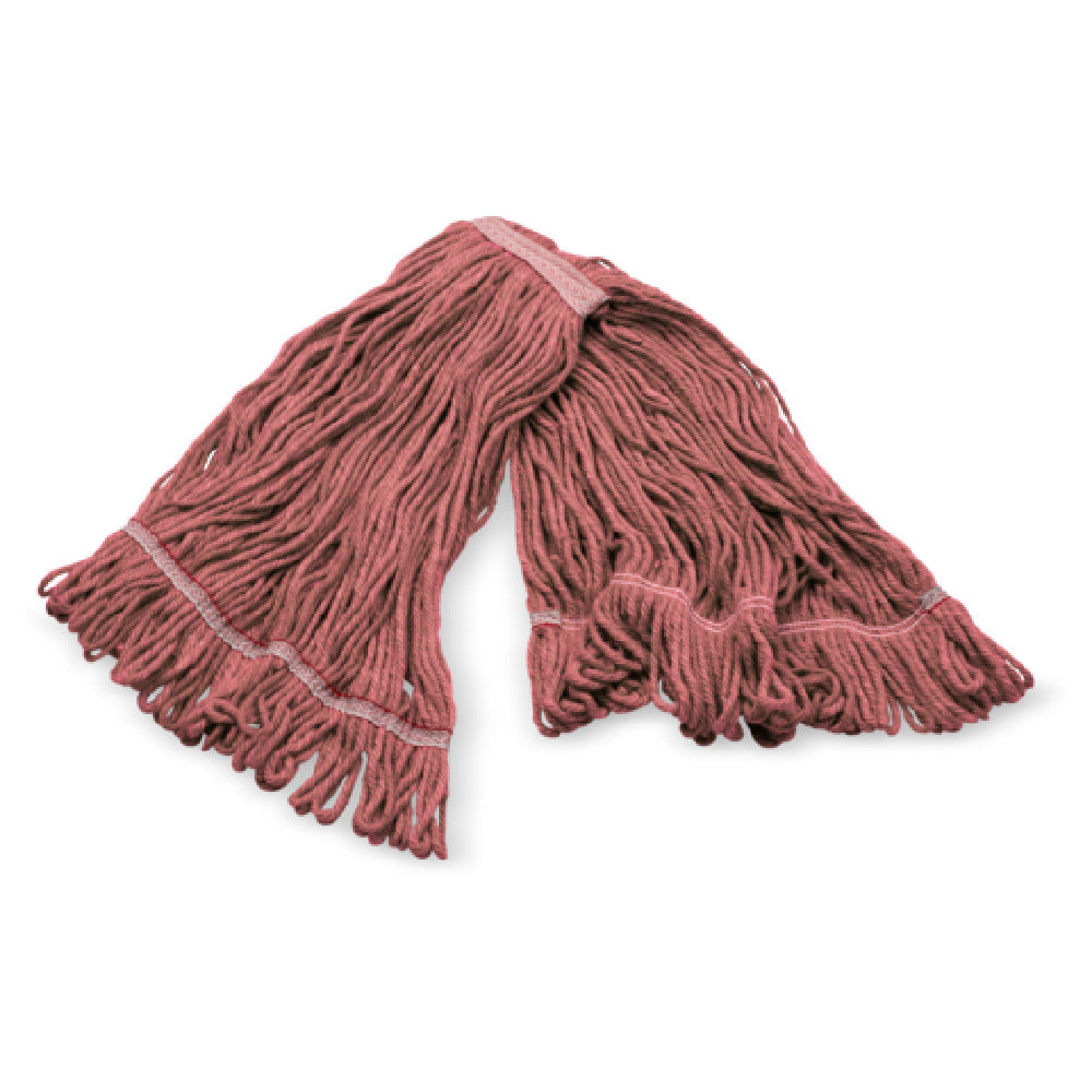 Carlisle 369325M05 Carlisle Anti-Microbial Wet Mop Head Large Looped-end
