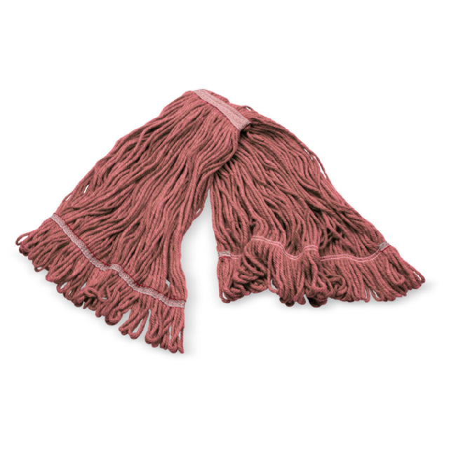 Carlisle 369325M05 Carlisle Anti-Microbial Wet Mop Head Large Looped-end