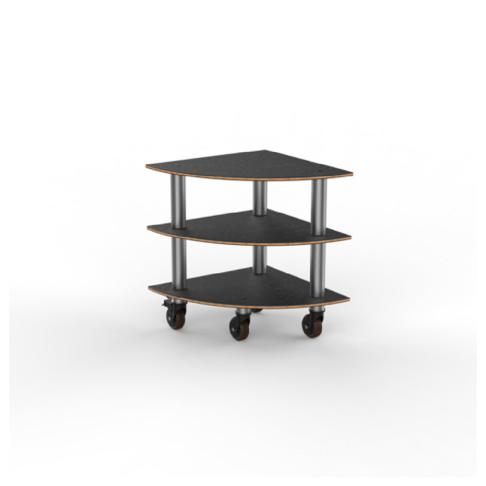 Steelite MGCMLX04MSXH - Modular Classic Corner Unit Marble Brushed Stainless Steel