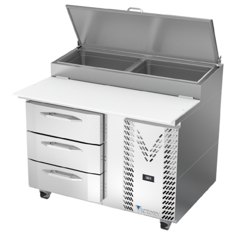 Victory VPPD46HC-3 Pizza Prep Table Powered By V-Core™ One-section