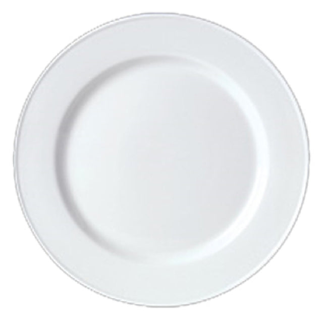 Steelite 11350210 Slimline Plate 10" Dia. Round