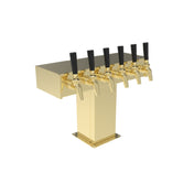 Perlick 4006-6BTF Tee Draft Beer Tower Countertop 17-3/8"W X 12-15/16"H