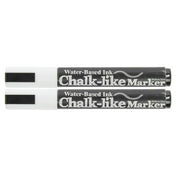 Hubert 17143 - Chalk-Like Marker Set, 2-piece, Medium Point