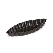 Louis Tellier 294120 Food Mould 3.54"W X 1.69"D X 0.47"H Fluted Boat Shaped