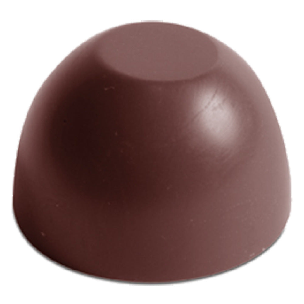 JB Prince K719 Chocolate Mold (21) Flat Top Dome 1-5/16" Dia. X 7/8"H (33mm Dia. X 23mm)