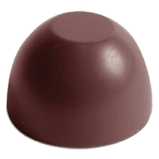 JB Prince K719 Chocolate Mold (21) Flat Top Dome 1-5/16" Dia. X 7/8"H (33mm Dia. X 23mm)