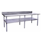 Hubert 61003 - Kratos® 304 Stainless Steel Work Table, 96"W X 30"D X 38"H, 18 Gauge Type 304 Stainless Steel Top