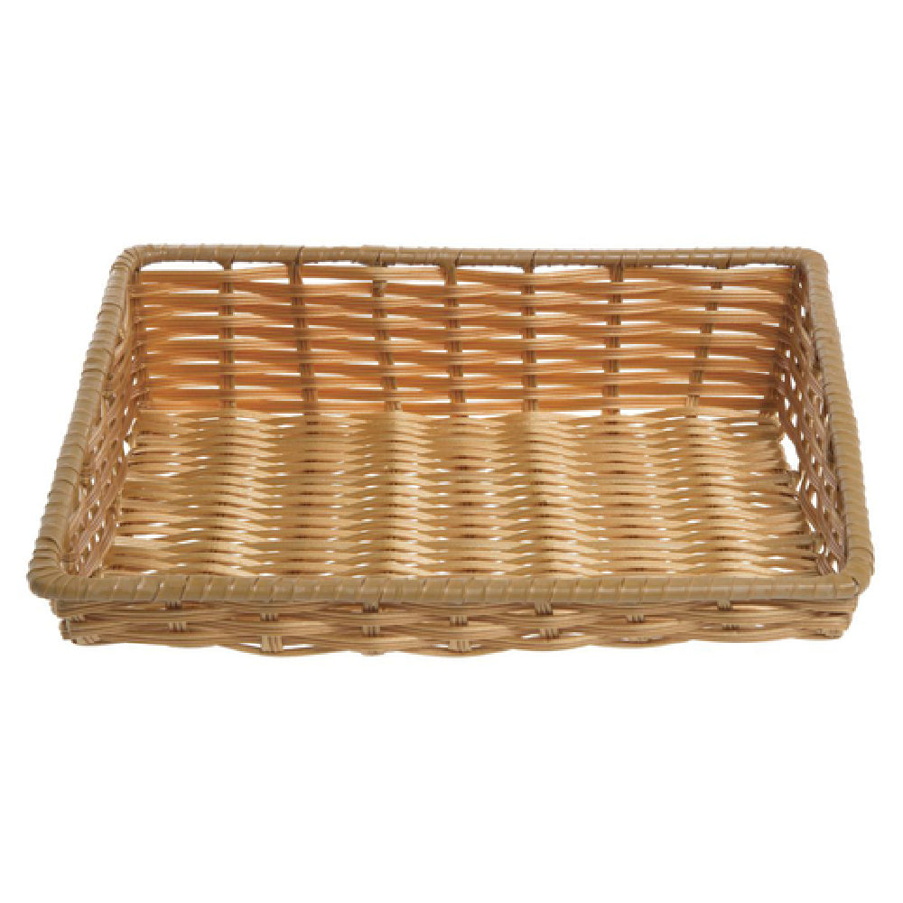 Hubert 15539 - Produce Basket, 15-1/2"L X 14"D, 1-1/2" To 4"H