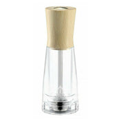 Omcan 43698 (43698) TRE SPADE Tosca Series Salt Mill 15cm (6") Tall Tempered Steel Conic Mechanisms