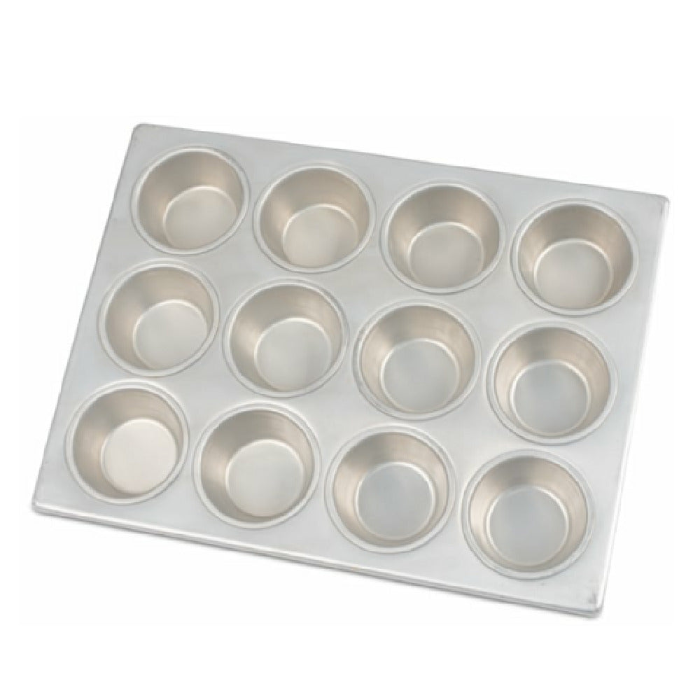 JB Prince M263 Standard Muffin Pan 14"W X 11"D X 1-1/2"H 12 Forms