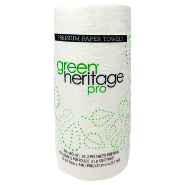 JMC Janitorial RES585 - Green Heritage Pro, Kitchen Roll Towel 2 PLY 30/85CT 11" X 8"