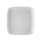 CAC China OXF-C8 Oxford Plate 8-1/2"L X 8-1/2"W X 1"H Square