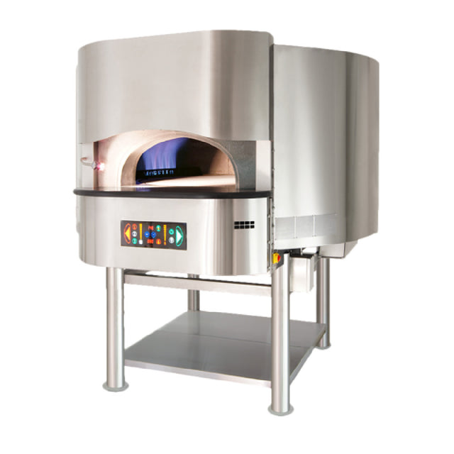 Rosito Bisani FGR100-ST Morello Forni Rotary Pizza Oven Gas 39" Inside Cooking Diameter
