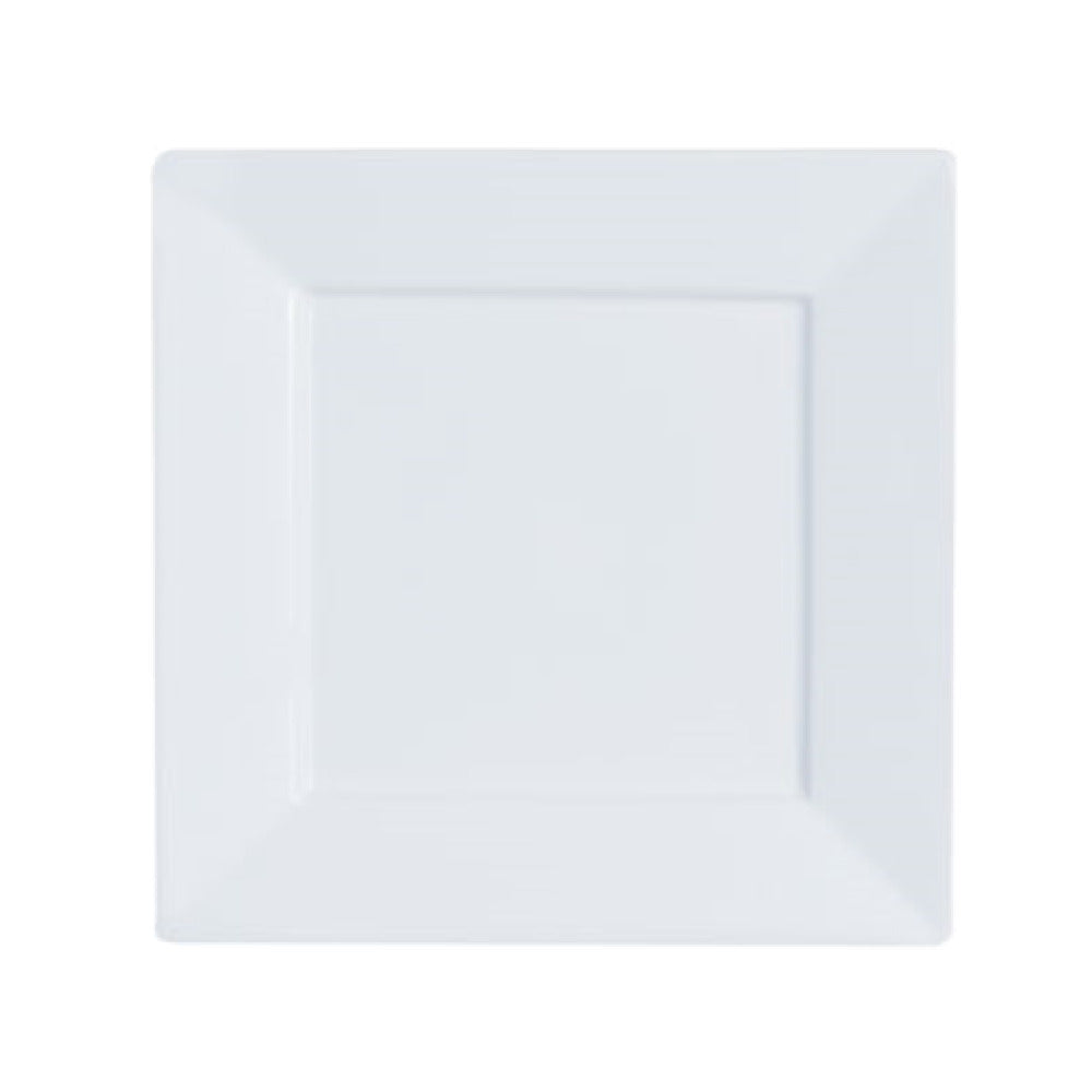 Arc Cardinal FF195 Arcoroc Square Up Rim Plate (D:11.0'') High Alumina Porcelain