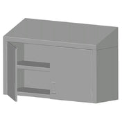 SPG CWH-6 - Universal Stainless Cabinet, Wall Mount, 72" X 15" X 30"