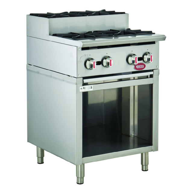 Hubert 152755 - Kratos 29R-058 36" Step-Up Gas Range, 36"W X 26-2/5"D X 34-1/2"H