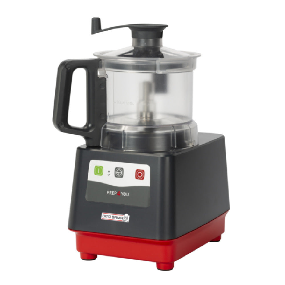 Eurodib 602248 Dito Sama Cutter Mixer With 26lt/2.7 Qt Transparent Copolyester Bowl