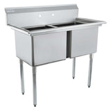 Empura ESD21818 - Sink, 43"W X 23.5"D X 44.25"H, (2) Compartment
