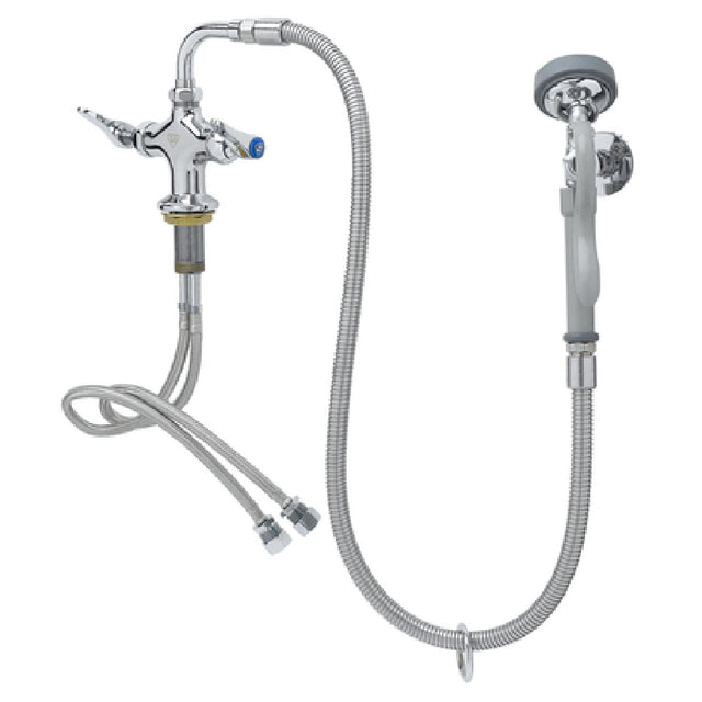 T&S Brass B-0160 Spray Assembly Deck Mount Single Hole Mixing Faucet