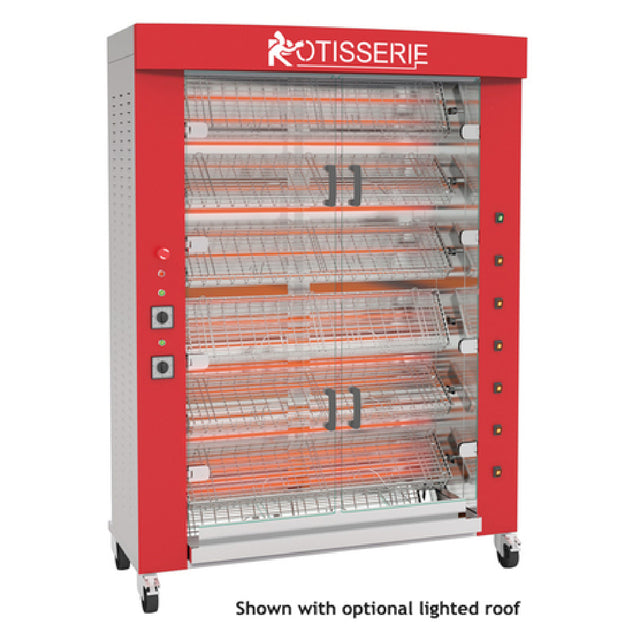 Rotisol FBS1400-6E-SSP FlamBoyant SPATCHCOCK Rotisserie Oven Electric Floor Model