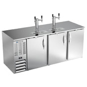 Beverage Air DD78HC-S - Draft Beer Cooler, 78"W X 30-3/8"D X 49-5/16"H, 26.131 Cu. Ft.