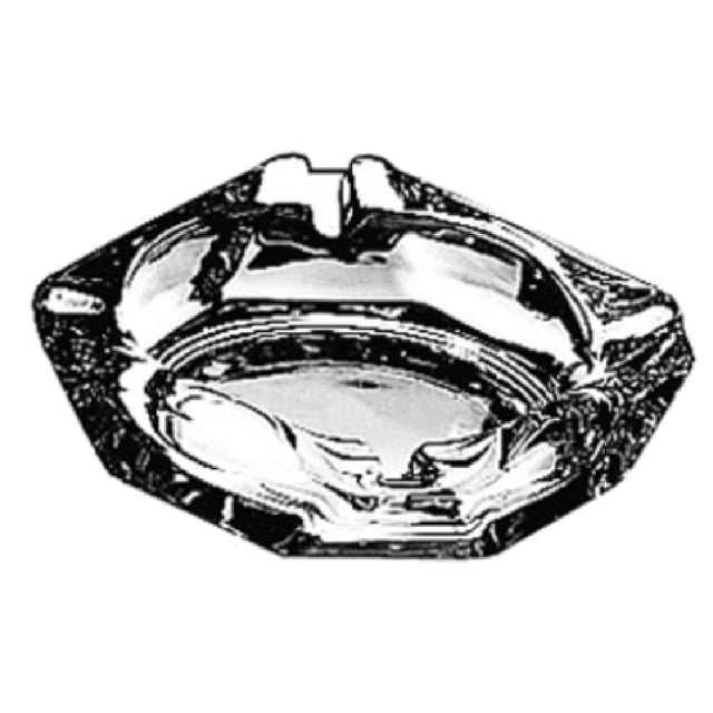 Anchor Hocking 143U Ash Tray 3-5/8" Square Glass
