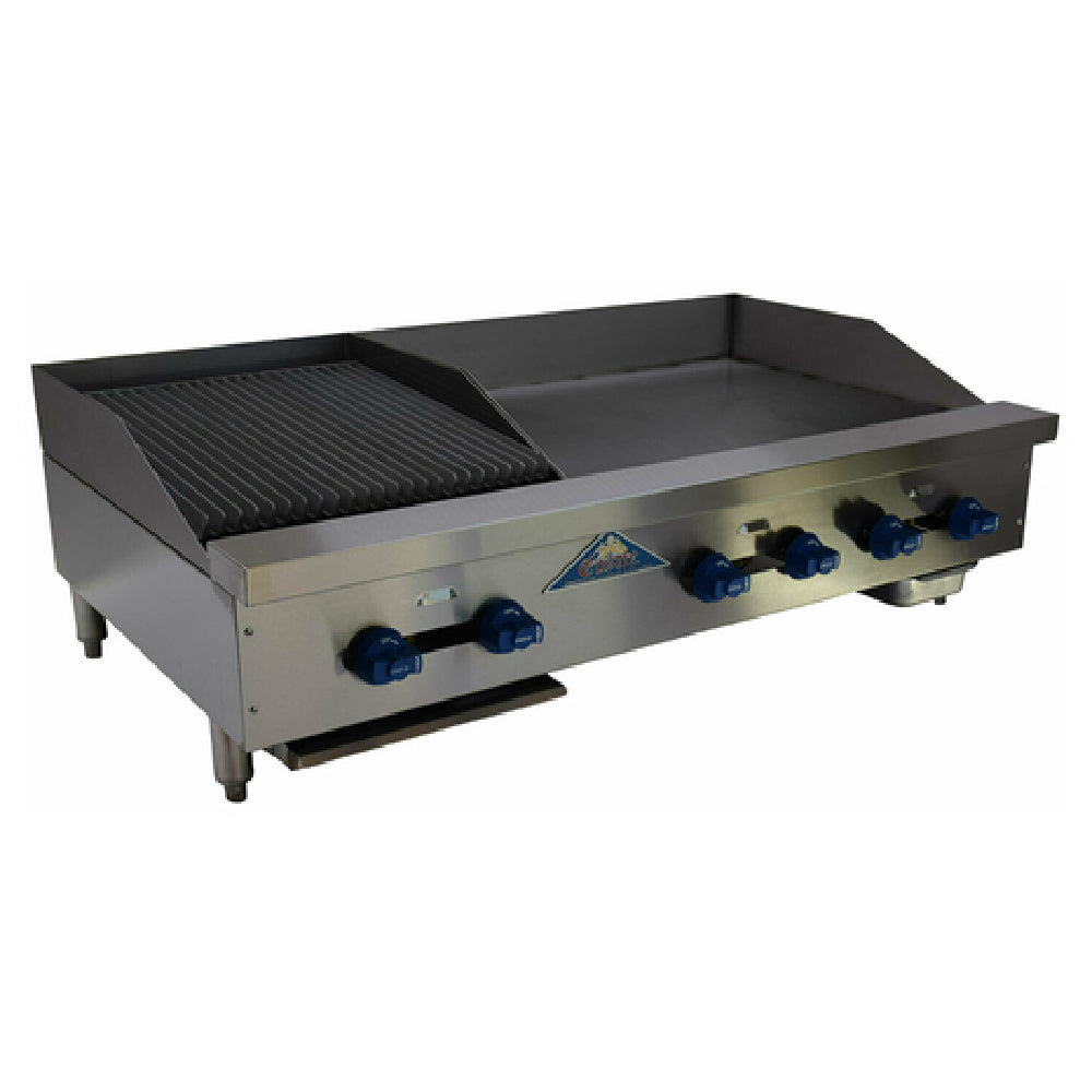 Comstock-Castle FHP48-30-1.5RB Char-Broiler/Griddle Combination Countertop Gas