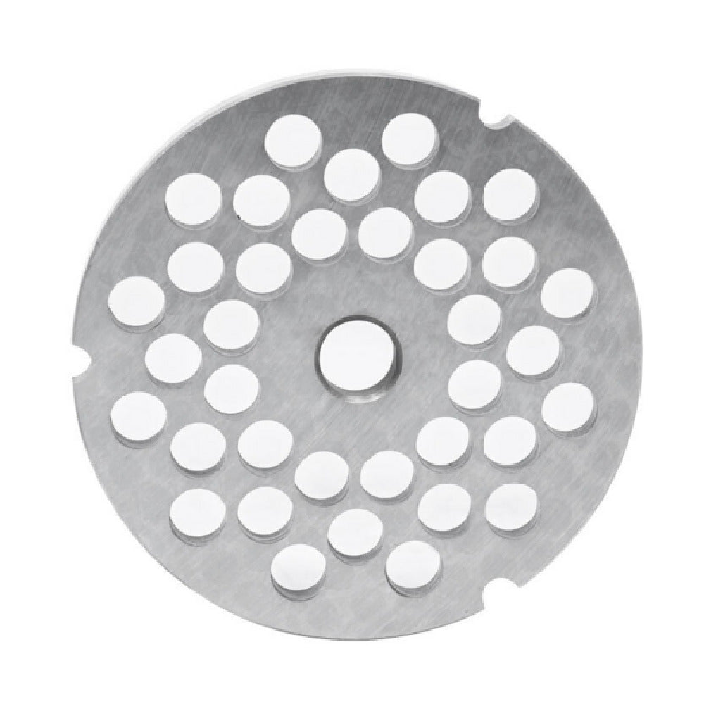 Omcan 44290 (44290) Carbon Steel #32 Machine Plate Hubless 10mm (3/8") One Notch/ Round