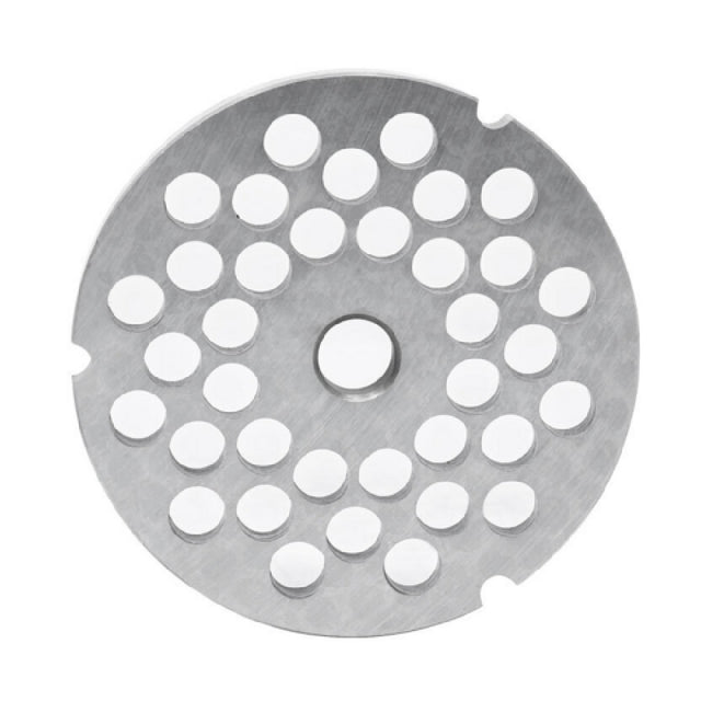 Omcan 44290 (44290) Carbon Steel #32 Machine Plate Hubless 10mm (3/8") One Notch/ Round